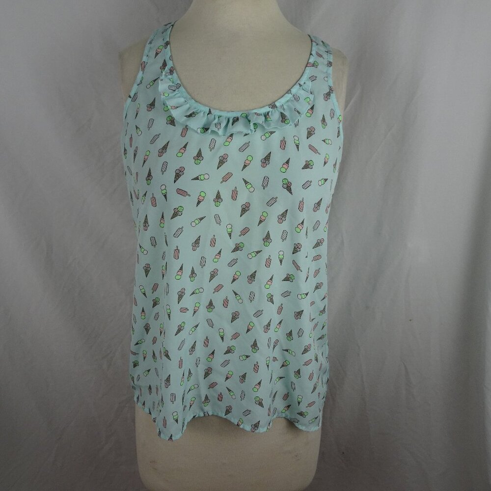 Y2K Candie's Ice Creams Tank Juniors Top Size L